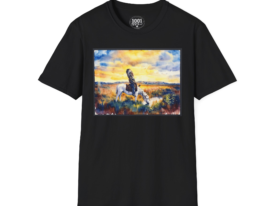 Native American Riding Horse T-Shirt — Western Sunset Equestrian Tee