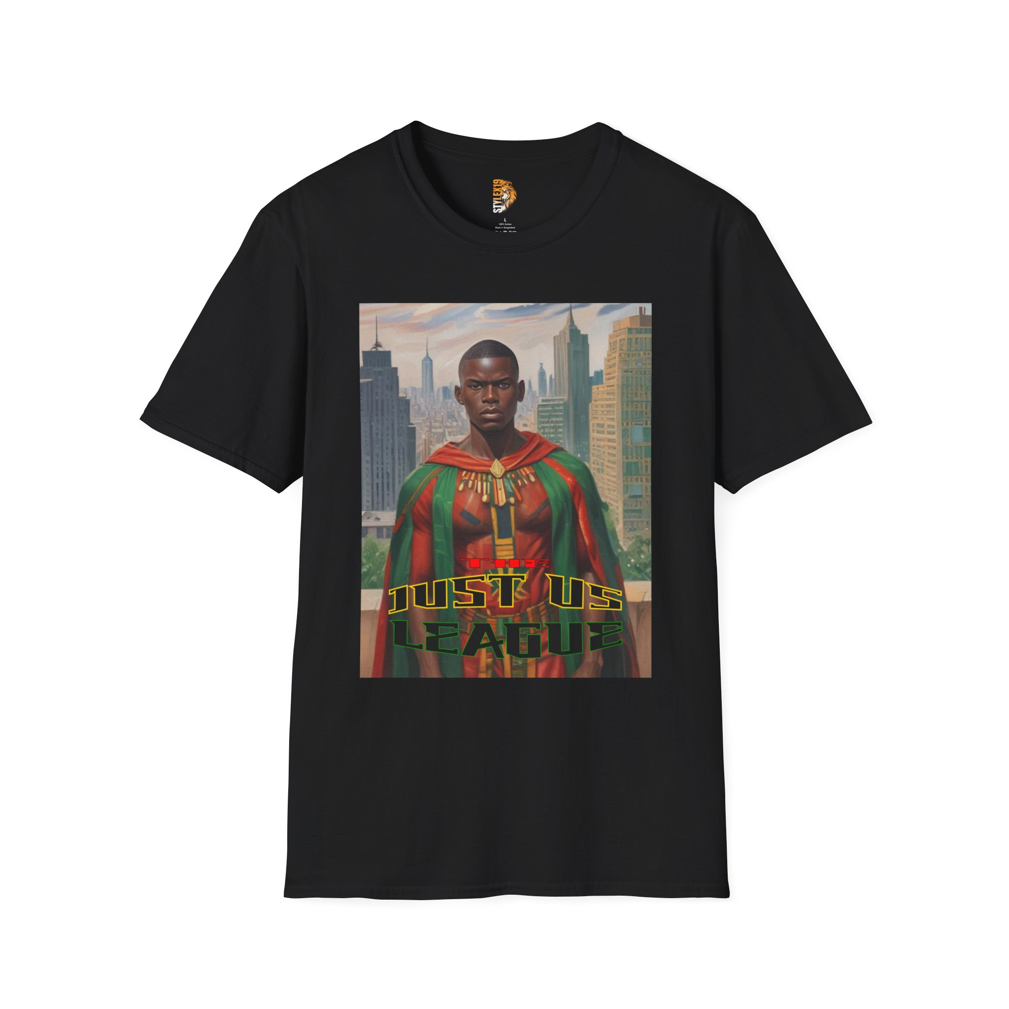 Just Us League African Inspired Superhero Graphic Tee
