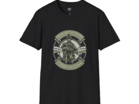 Talk Duty to Me Combat Veteran – Black Graphic Tee
