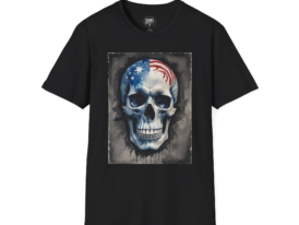 American Flag Skull T-Shirt