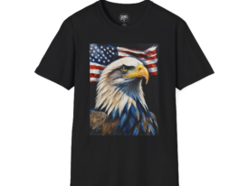American Bald Eagle T-Shirt — Patriotic USA Flag Tee